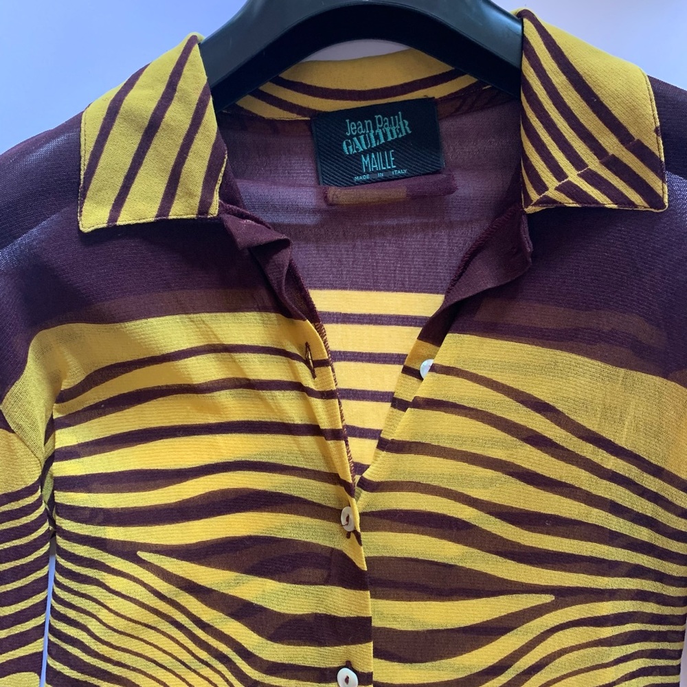 Stunning vintage Jean-Paul Gaultier shirt .Very rare ! In Very Good Condition. - Picture 3 of 5